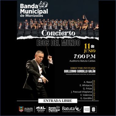 Concierto Ecos del Mundo - Banda Municipal de Manizales