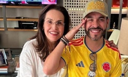 Vivianne Morales y Abelardo de la Espriella.