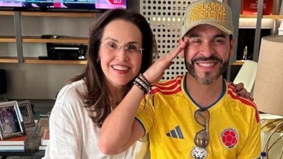 Vivianne Morales y Abelardo de la Espriella.