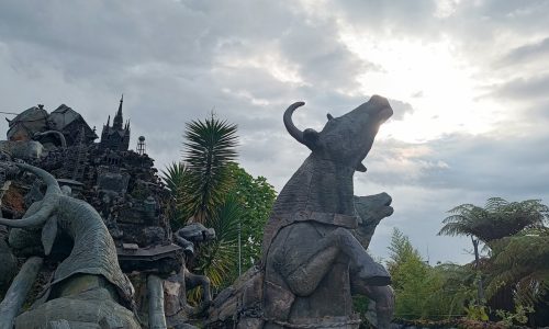 Monumento de los Colonizadores, en el barrio Chipre, de Manizales.