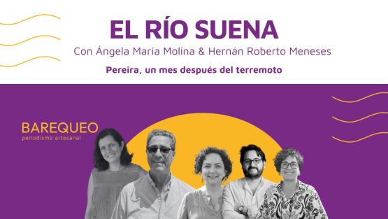 Invitación a El Río Suena con fotos de Ángela Molina y Hernán Roberto Meneses
