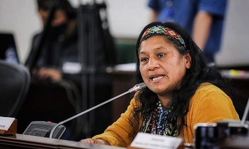 Aida Quilcué en Manizales - El amanecer de la larga noche de 500 años