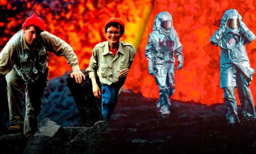 Katia y Maurice Krafft murieron luego de la erupción del Monte Unzen (Japón).